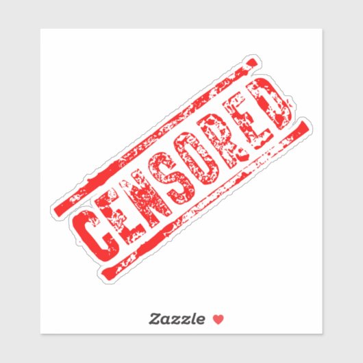 検閲された シール (シート)