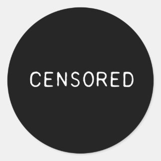 検閲シール ラウンドシール