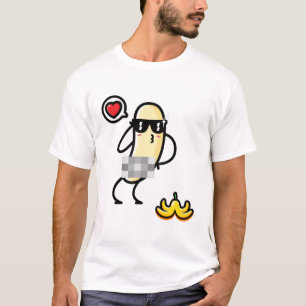 検閲バナナ Tシャツ