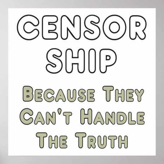 検閲 ポスター (正面)