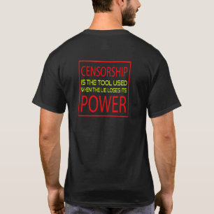 検閲 Tシャツ