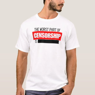 検閲Tシャツ Tシャツ