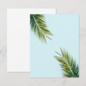 椰子木の枝 エンクロージャーカード (正面/裏面)
