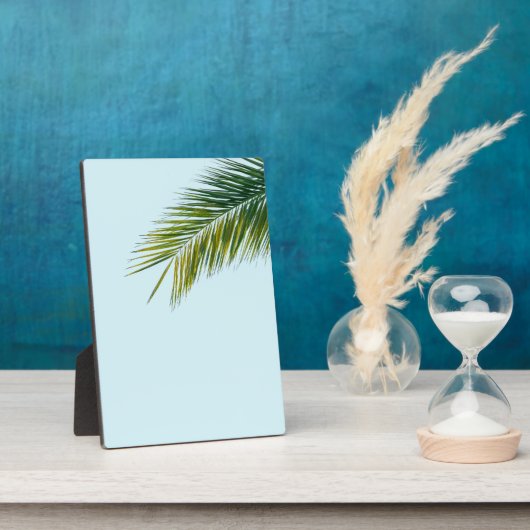 椰子木の枝 フォトプラーク (側面)