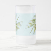 椰子木の枝 フロストグラスビールジョッキ (中央)