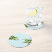 椰子木の枝 ペーパーコースター (インサイチュ)