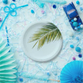 椰子木の枝 ペーパープレート (パーティー)