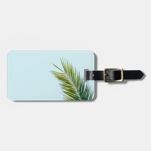 椰子木の枝 ラゲッジタグ (正面横)