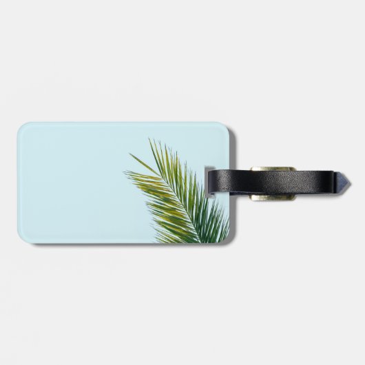椰子木の枝 ラゲッジタグ (裏面横)