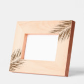 椰子木の枝 レーザー彫刻フレーム (左)