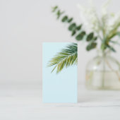 椰子木の枝 名刺 (スタンド正面)