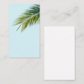 椰子木の枝 名刺 (正面/裏面)