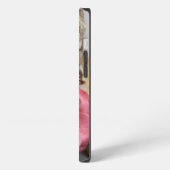 椿と貝殻 iPhoneケース (左側面)