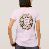 椿の精神 Tシャツ (裏面)