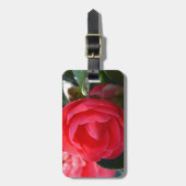 椿の花 ラゲッジタグ (正面縦)