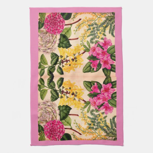 椿 キッチンタオル (縦)