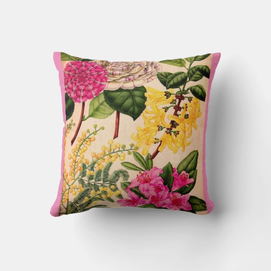 椿 クッション (裏面)