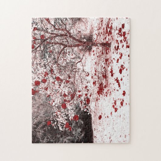 椿 ジグソーパズル (縦)