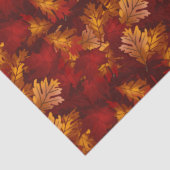 楓とオークの葉紅葉 薄葉紙 (詳細)