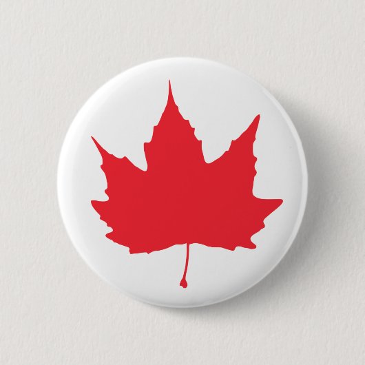 楓の紅葉 缶バッジ (正面)