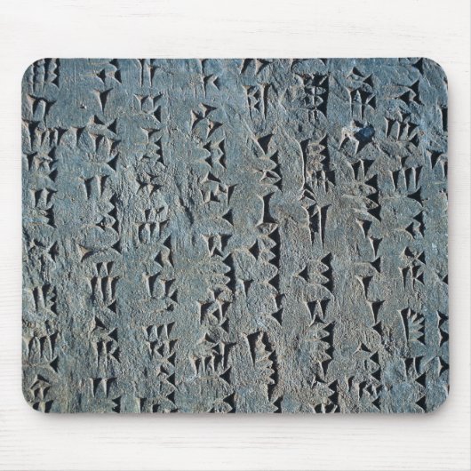 楔形の原稿 マウスパッド (正面)