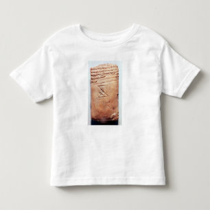楔形の原稿、紀元前のc.1830-1530が付いているタブレット トドラーTシャツ