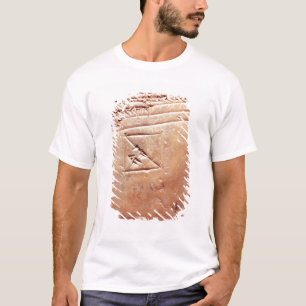 楔形の原稿、紀元前のc.1830-1530が付いているタブレット tシャツ