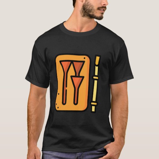 楔形文字粘土板シュメールメソポタミアアッカド Tシャツ (正面)