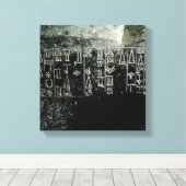 楔形文字 キャンバスプリント (インサイチュ (ウッドフロア))