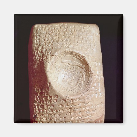 楔状の文字を含む錠剤 マグネット (正面)