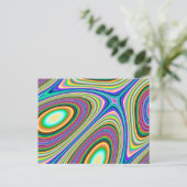 楕円おもしろいはがき ポストカード (スタンド正面)