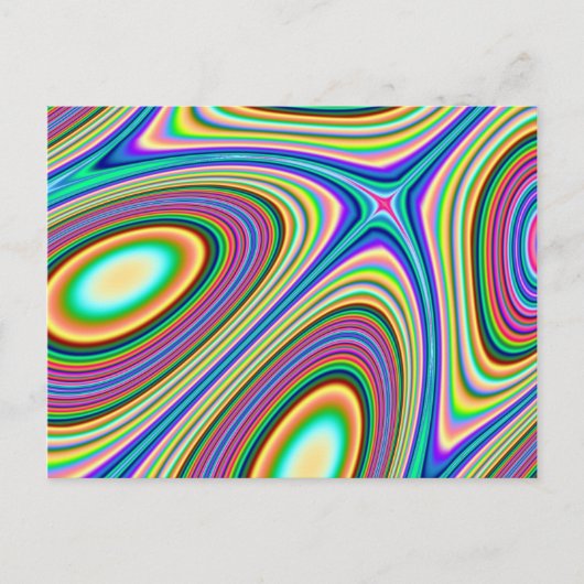 楕円おもしろいはがき ポストカード (正面)