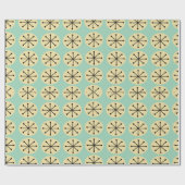 楕円とスターバスト ラッピングペーパー (フラット)