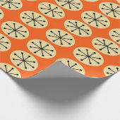 楕円とスターバスト ラッピングペーパー (角)