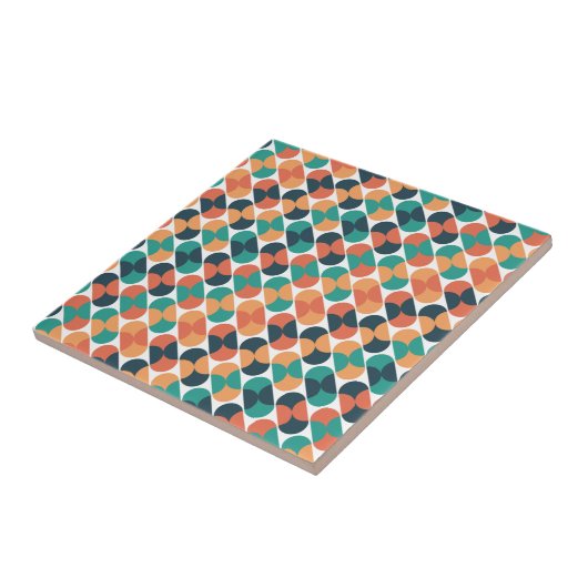 楕円と半円 タイル (側面)