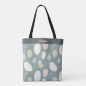 楕円と小枝 トートバッグ (裏面)