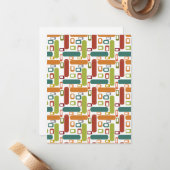 楕円と長方形 ノートカード (正面/裏面インサイチュ)