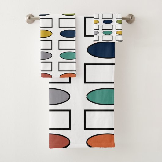 楕円と長方形 バスタオルセット (インサイチュ)