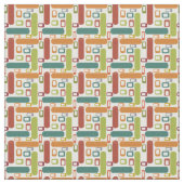 楕円と長方形 ファブリック (クローズアップ)