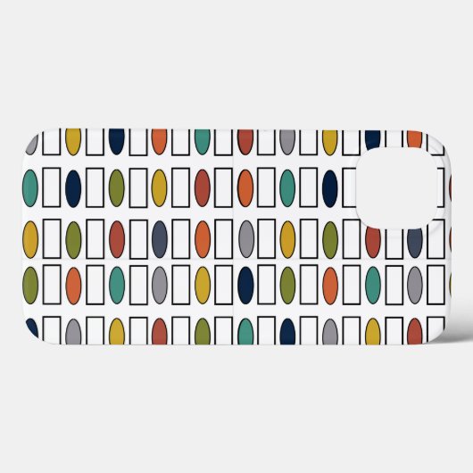 楕円と長方形 Case-Mate iPhoneケース (裏面 (横))