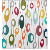 楕円の壁 シャワーカーテン (正面)