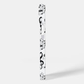 楕円の模様の黒い音符 Case-Mate iPhoneケース (裏面 / 左)