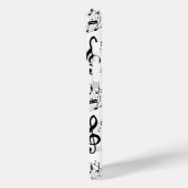 楕円の模様の黒い音符 Case-Mate iPhoneケース (裏面 / 左)