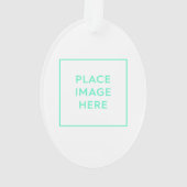 楕円アクリルオーナメント オーナメント (裏面)