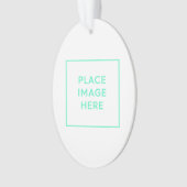楕円アクリルオーナメント オーナメント (正面)