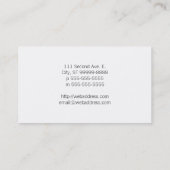 楕円オブシディアンアップ 名刺 (裏面)