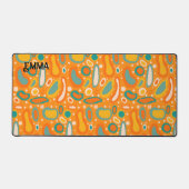 楕円カラフル デスクマット (正面)