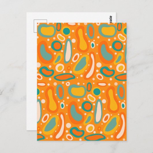 楕円カラフル ポストカード (正面/裏面)