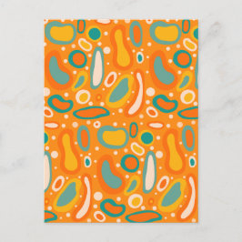 楕円カラフル ポストカード