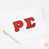 楕円シール 楕円形シール (封筒)